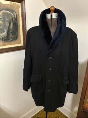 Vintage Amalgamated Clothing Workers of America Coat with Faux Fur